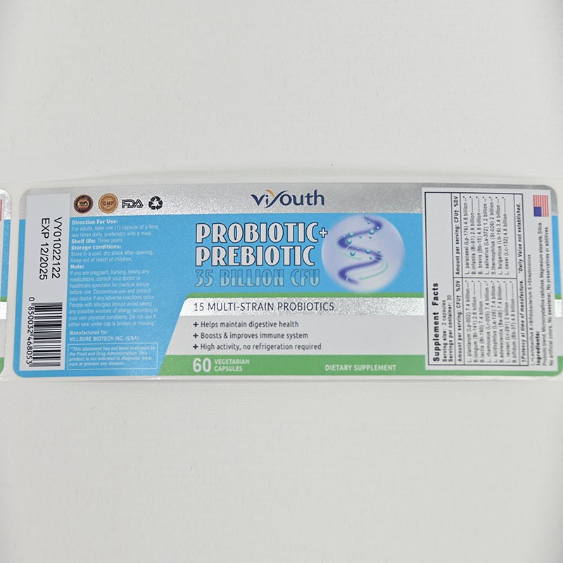 customer UV-treated label